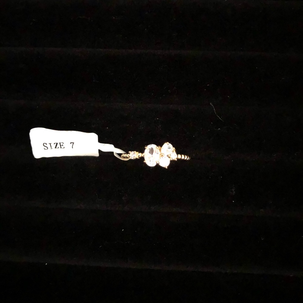 NWT 925 Gold Tone Ring - Picture 1 of 5